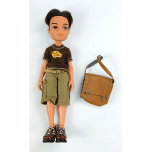 Bratz Boyz Funk Out CADE 2003 Brown Tee Khaki Shorts Shoes & Bag